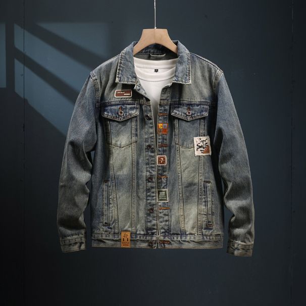 Strictly Select American Denim Men's Versatile Workwear Jacket, 2025 Spring New Trendy Loose Clothing_viptrois.com