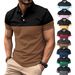 Summer Men's Short Sleeved Polo Shirt Business Casual Collar T-shirt Plus Size Breathable Top European And American Plus Size_viptrois.com