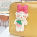 Creative Cartoon Strawberry Bear Doll Keychain Cute Bear Doll School Bag Pendant Girl Plush Gift New_viptrois.com