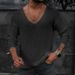 2023 New Long Sleeve V-Neck Knit Men's Sweater_viptrois.com