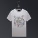 Men's Clothing New T Shirt Short Sleeved Men's Hot Diamond Tiger Head Mercerized Cotton Simple Summer Slim Fashion Brand Large Size Half Sleeved Men_viptrois.com