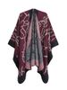 Unisex Cape ink painting large jacquard totem women's cape acrylic split cape_viptrois.com
