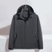 Men's Clothing Spring Jacket New Style Casual Hooded Sports Jacket Couple Outdoor Jacket Spring And Autumn Large Size Solid Color Men's Windproof_viptrois.com