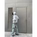 Men's Clothing Gray plus velvet thickened sweater hooded silhouette jacket deconstructed splicing solid color short hoodie for men and women_viptrois.com