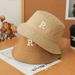Original Letter Fisherman Hat With Large Head Circumference And Large Size Hat For Men And Women, Spring And Summer Sun Hat_viptrois.com