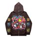 Hoodie Sweatshirt Gothic High Street Full Zipper Oversized Unisex Streetwear Y2 Jacket_viptrois.com