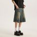 Men's Clothing Summer New Washed Denim Shorts Loose Casual Versatile Shorts Trendy High Street Straight Shorts_viptrois.com