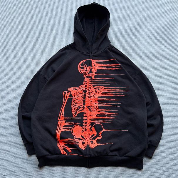 Y2K Dark Aesthetic Hoodie – Oversized Anime Print Pullover With Drop Shoulder (S-5XL, Streetwear Unisex)_viptrois.com
