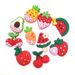 Cartoon Fruit Accessories PVC Soft Rubber Shoes Flower Shoe Buckle Decorative Buckle_viptrois.com