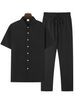 New Summer Men's Slim Fit Trendy Youth Casual Sports Suit_viptrois.com