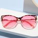 Personalized Fashion Cat Eye Sunglasses Catwalk Sunglasses TR Frame Metal Leg Glasses_viptrois.com