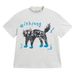Men's Clothing Fun Cat Cartoon Small High Collar Short Sleeve T Shirt Women's Summer Design Short Slim Shoulder Top Trend_viptrois.com