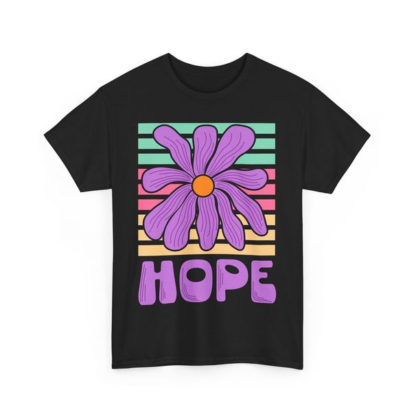 Wildflower Meadow T-Shirt Mens Womens Tees Top | Nature Lover Hope T-Shirt Mens Womens Tees Top_viptrois.com