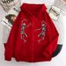 2023 Zipper Sweatshirt Dancing Skeleton Print Hoodie Y2K Unisex Jacket_viptrois.com