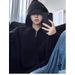 Nordmann Autumn Winter New Super Popular Hooded Half-Zip Sweater For Men Couples Unisex Style Lazy High-End Loose Knitted_viptrois.com