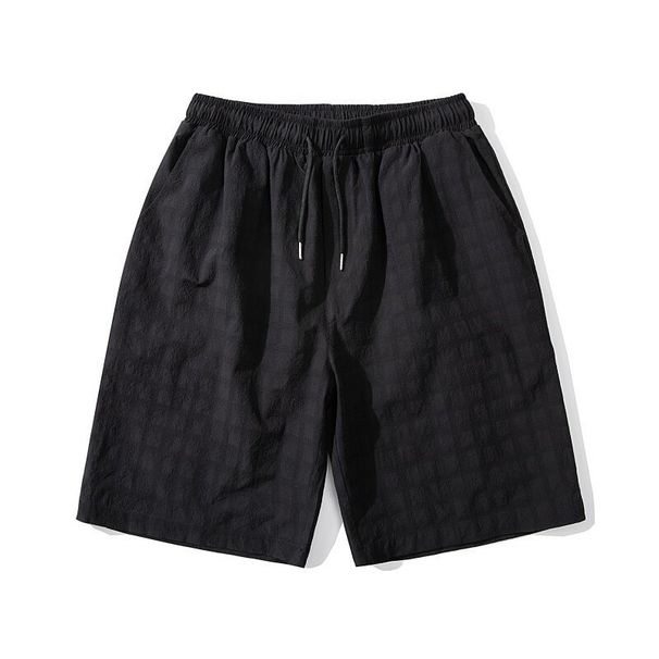 Men's Clothing 2025 Summer New Men's Casual Shorts Textured Personality Loose Fashion Large Size Shorts Mid Length Pants Men_viptrois.com