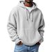 2026 Autumn And Winter New Environmentally Friendly Fabrics Fashion Sports Trendy Men's Tops Waffle Hooded Sweater_viptrois.com