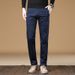 Men's Relaxed Fit Straight-Leg Pants – Classic Cotton Chinos With Wrinkle-Resistant Finish (Charcoal/Khaki/Navy/Black)_viptrois.com