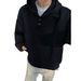 High Neck Button Hooded Sweatshirt For Men, Loose And Niche Design, Couple Casual Jacket_viptrois.com