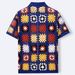 Men's Breathable Linen-Look Polo Shirt With Geometric Embroidery – Summer Casual Short Sleeve Knit Top For Slim Fit_viptrois.com