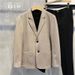Men's Clothing Handsome Woolen Suit Retro Casual Trendy Suit Small Jacket Thick Warm Tops_viptrois.com