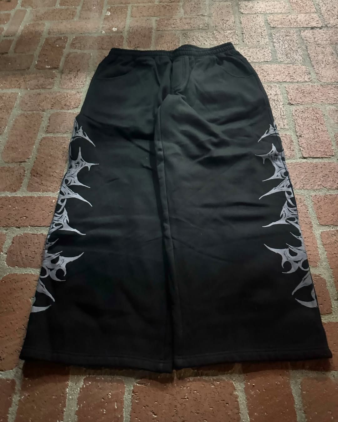 Men's Clothing Elastic Rope Sweatpants Printed Pattern Casual Trousers High Street Hip Hop Rap Street_viptrois.com