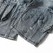 Post-Industrial Distressed Washed Workwear Jeans For Men With Design Sense, Heavy-Duty Split And Spliced Wide-Leg_viptrois.com