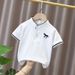 Mother&Kids Stand collar embroidered horse Polo stand collar loose knitting trend_viptrois.com