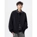 Men's Clothing Cool, Two Piece Plaid Patchwork Lapel Jacket For Men, New Spring And Autumn Style, American Trendy Brand, Versatile Casual Coat._viptrois.com