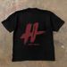 Pure Cotton Trendy American Style Creative T-Shirt High Street Letter Print Men's Summer Round Neck Loose Short Sleeve_viptrois.com