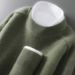 Pure Business Casual Thickened Cashmere Half Turtleneck Pure Wool Knitted Base Shirt Loose Men's Sweater_viptrois.com