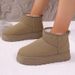 SHLIANG Thick Plush Platform Snow Boots Women Winter Keep Warm Fur Cotton Shoes Woman Suede Slip-On Ankle Botas Padded Shoes Y0074_viptrois.com