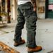 Men's Clothing Casual Retro Overalls Pocket Pants_viptrois.com