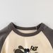 Mother & Kids 27kids Boys Short Sleeved T Shirt 2024 Summer New Children's Clothing Korean Version Of Half Sleeved Cartoon Raglan Baby Clothes Trend_viptrois.com