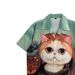 Men's Clothing Heavyweight Hawaiian Fashion Brand Creative Fun Leisure Student Loose Short Sleeved Shirt Men's Seaside Flower Shirt Women_viptrois.com