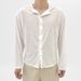 Men's Clothing Casual Micro Perspective Single Breasted Round Neck Long Sleeved Shirt Thin Cardigan_viptrois.com