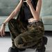 Loom European American High Street Ink Splash Camouflage Flared Pants For Men With Multiple Pockets, Retro Hip-Hop Casual_viptrois.com