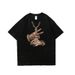 Men's Clothing 25 Cross Border Summer Men's Starry Sky Fashion Print Pure Cotton Round Neck Short Sleeved T Shirt_viptrois.com
