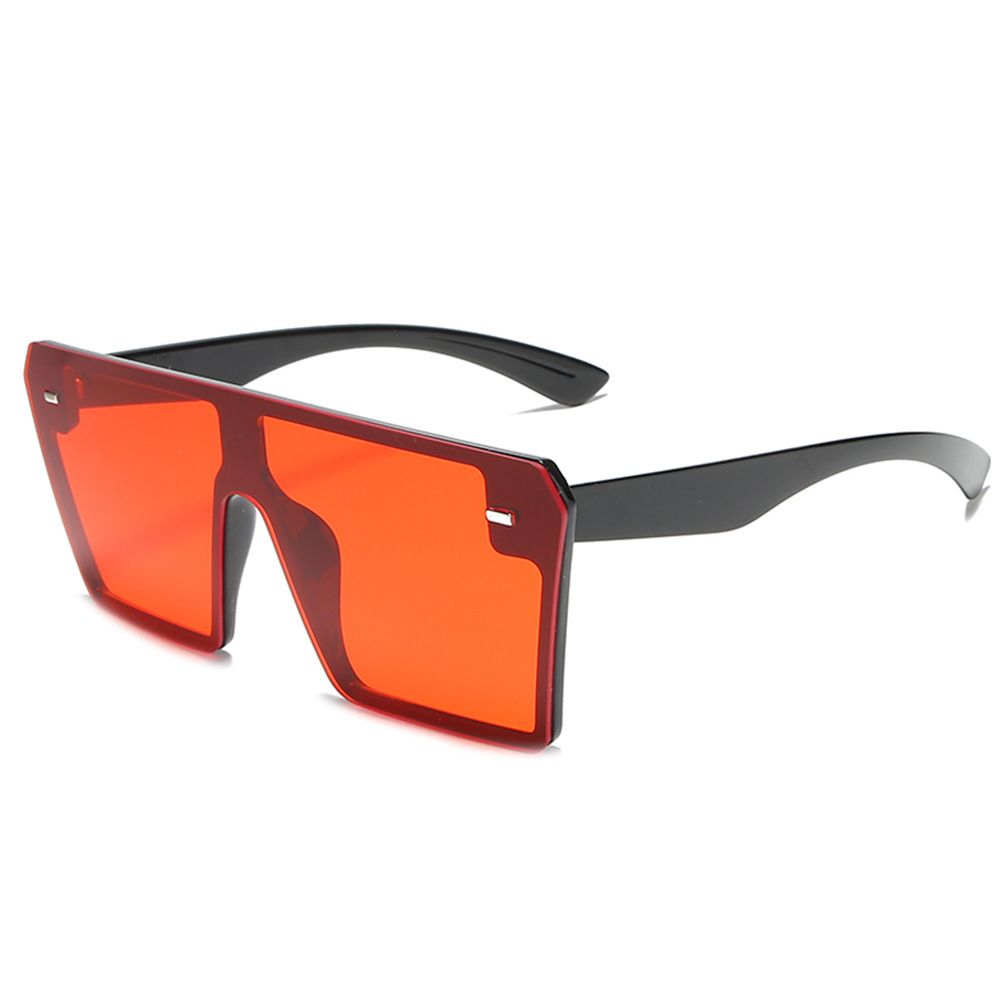 2025 Trendy Polygonal Frameless Sunglasses For Women - High-End Square Large Frame Retro Fashion (One Piece Style)_viptrois.com