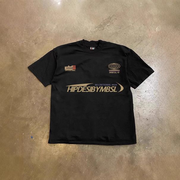 Heavyweight 250gsm Vintage Streetwear Print Oversized T-Shirt Unisex Harajuku Style Graphic Tee Premium Heavyweight Construction_viptrois.com