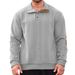 Men's Clothing European And American Men's Jacquard Polo Shirt Henley Collar Long Sleeve Patch Embroidery Pullover Hot Sale_viptrois.com