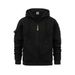 Men's Fashion Zip-Up Hoodie With Arm Pockets – Winter Casual Sports Jacket For Men, Warm Fleece Lining, Loose Fit, Stylish Streetwear_viptrois.com