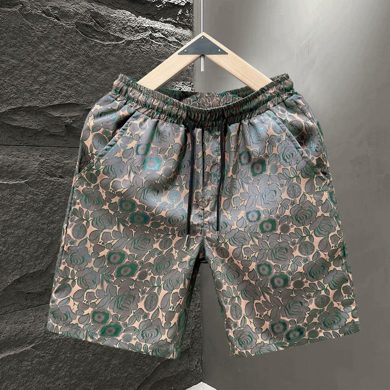 Men's Clothing Men's Summer Beach Casual Sports Shorts Five Point Straight Pants Trendy Running For Formal & Casual For Men_viptrois.com