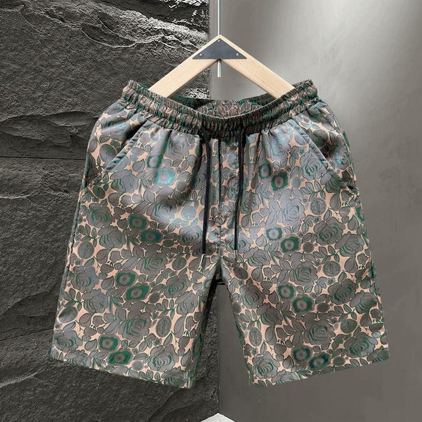Men's Clothing Men's Summer Beach Casual Sports Shorts Five Point Straight Pants Trendy Running For Formal & Casual For Men_viptrois.com