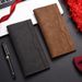 Premium Slim Men's Wallet With Multiple Card Slots – Ultra-Thin PU Leather Bifold Wallet For Daily Use (Blue, Black, Dark Brown, Light Brown)_viptrois.com