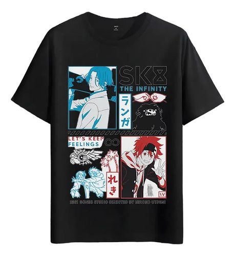 Tshirt Muscle Freaks Sk8 Infinity 2026 Estilo Anime Langa_viptrois.com