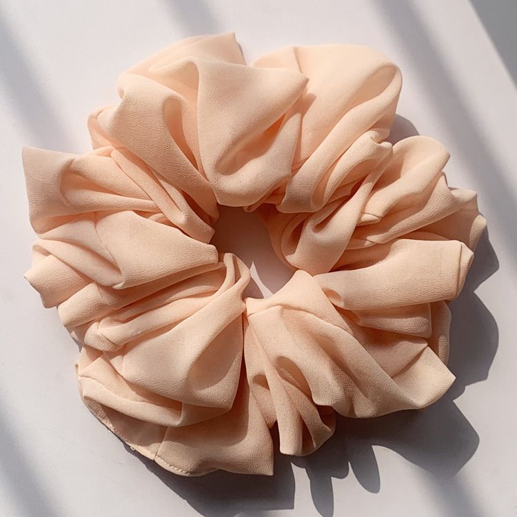 64 colors Malaysia new large size ladies big head bouquet chiffon large intestine circle hair ring WJA31_viptrois.com