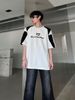 Men's Clothing Style Shoulder Pad Short Sleeved T Shirt Three Stripes Men And Women Street All Match_viptrois.com