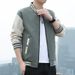 Pure 2022 Spring And Autumn New Men's Sports Casual Baseball Jacket Oversized Loose Youth Trendy Top With Printed_viptrois.com