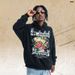American-style Trendy Brand Hoodie With Gradient Text Print, Loose Fit Men And Women, Suitable For Couples_viptrois.com